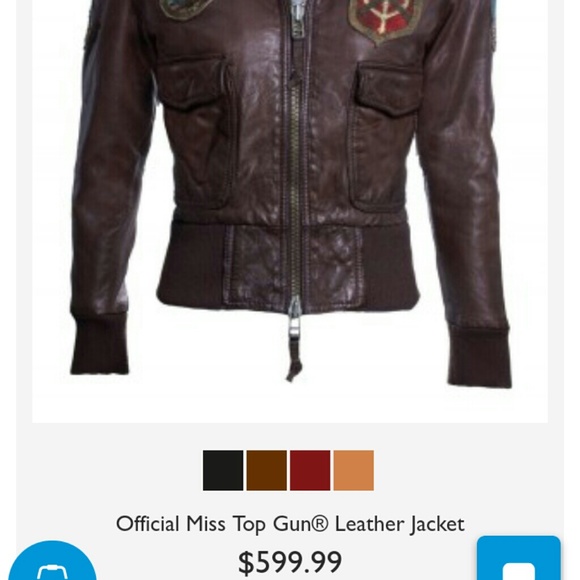 Miss top gun leather jacket - Picture 5 of 5